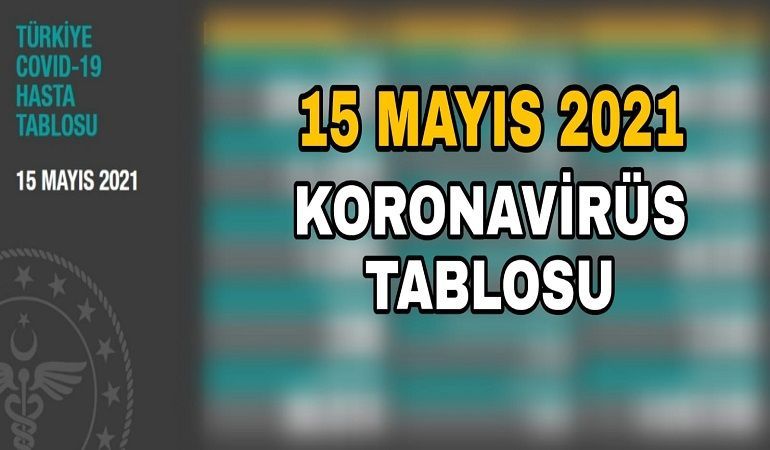 15 Mayıs koronavirüs tablosu açıklandı!