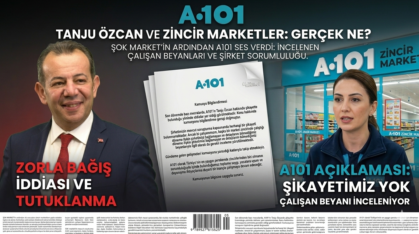 A101’den Tanju Özcan İddialarına Yanıt: "Şikayetimiz Bulunmamaktadır"
