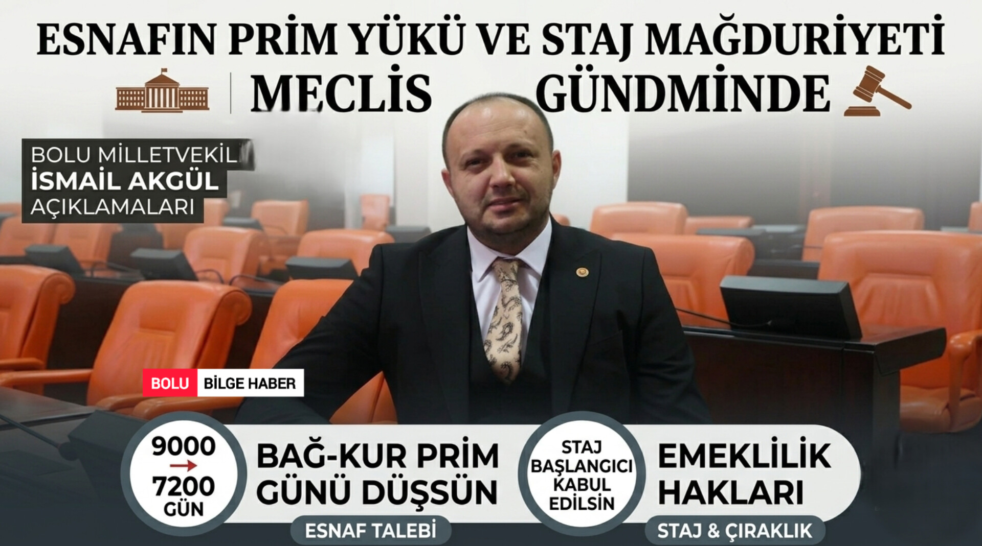 Esnafın Prim Yükü ve Staj Mağduriyeti TBMM Gündeminde