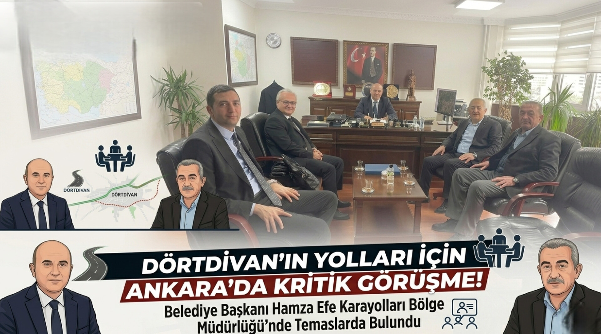 Dörtdivan’ın Yolları İçin Ankara'da Kritik Görüşme!