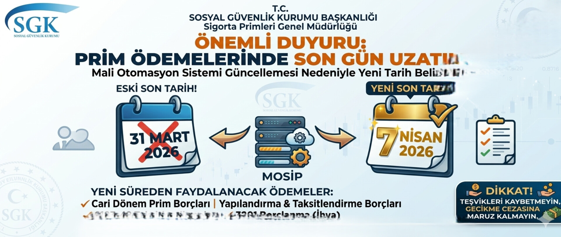SGK'dan Prim Ödemelerine "Sistem" Uzatması: Son Gün Değişti!
