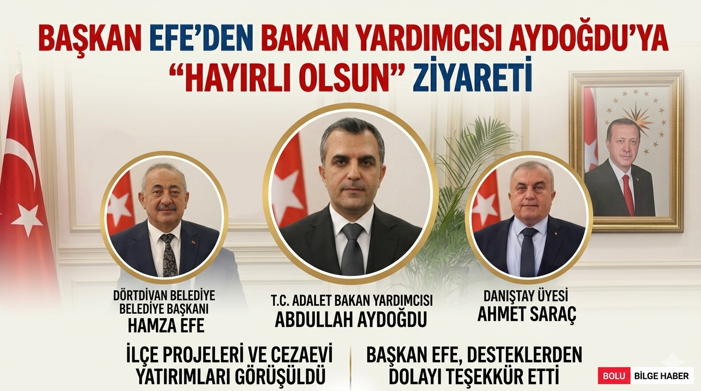 Başkan Efe’den Bakan Yardımcısı Aydoğdu’ya "Hayırlı Olsun" Ziyareti