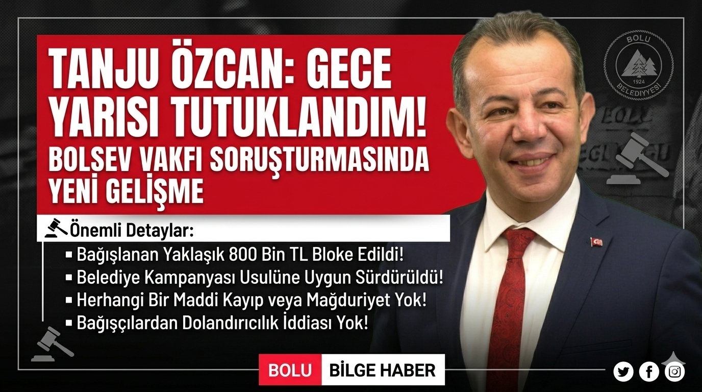Tanju Özcan’dan Gece Yarısı Açıklaması: “Dolandırıcılık” İddiasıyla Tutuklama Kararı