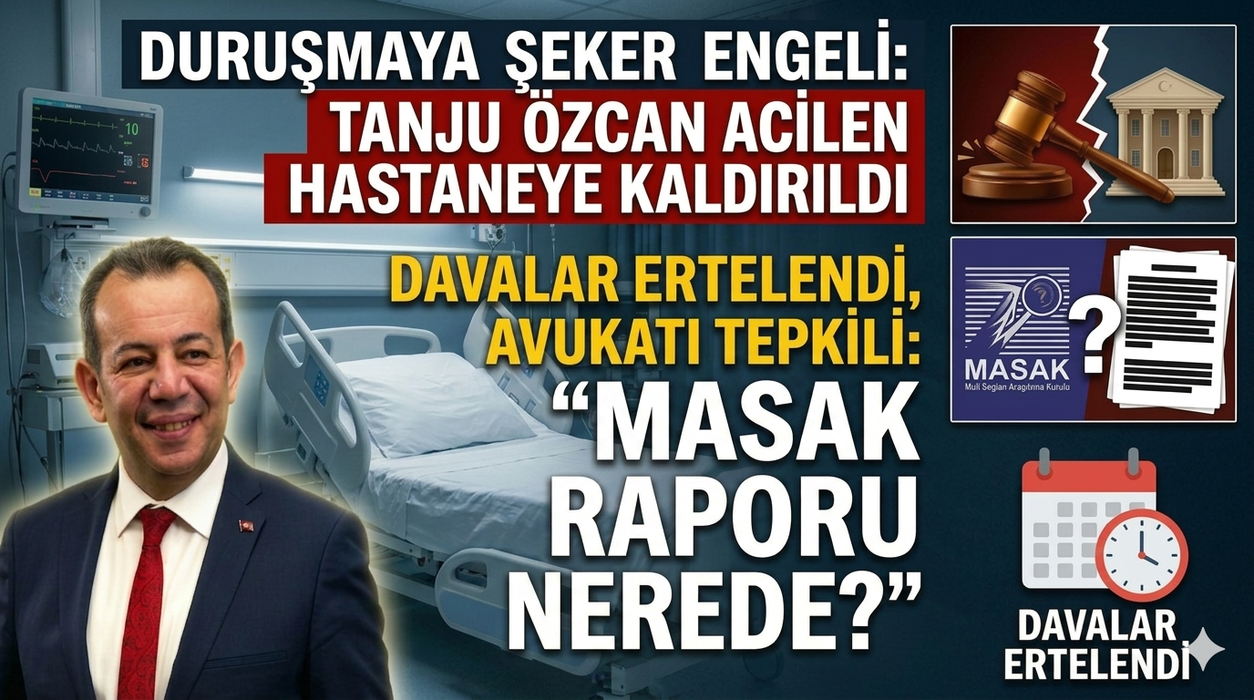 Tanju Özcan Hastaneye Kaldırıldı: Duruşmalar Sağlık Engeline Takıldı