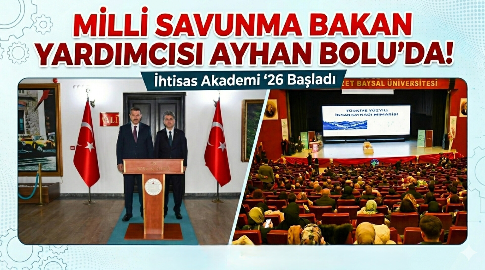 Milli Savunma Bakan Yardımcısı Salih Ayhan Bolu’da: “İhtisas Akademi ‘26” Başladı