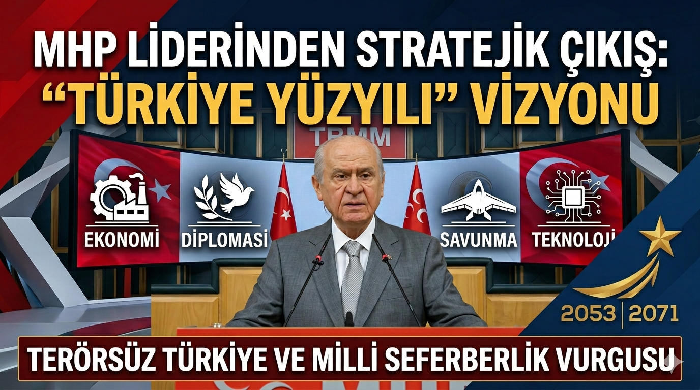 Bahçeli’den Stratejik Çıkış: “Milli Seferberlik ve Terörsüz Türkiye” Vurgusu