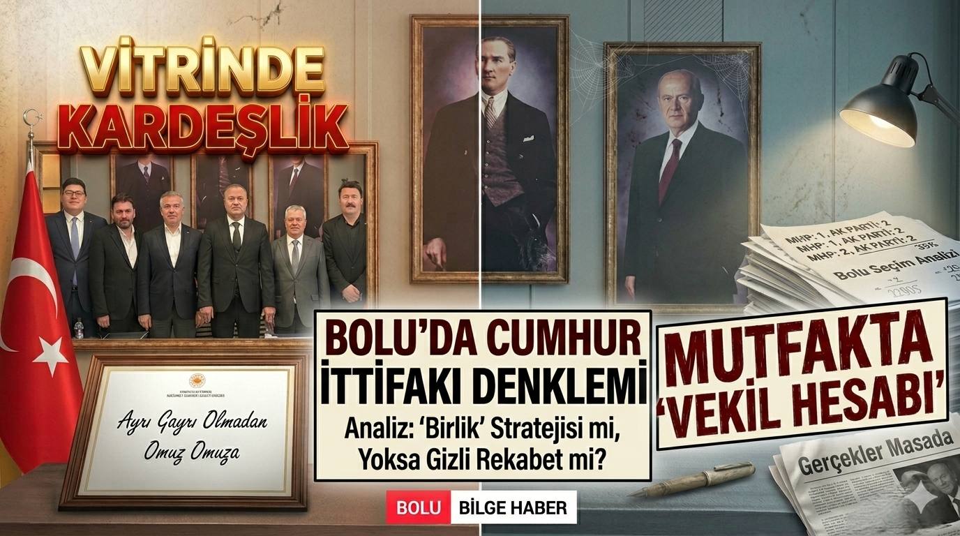 ANALİZ|Vitrinde Kardeşlik, Mutfakta "Vekil Hesabı": Bolu’da Cumhur İttifakı Denklemi