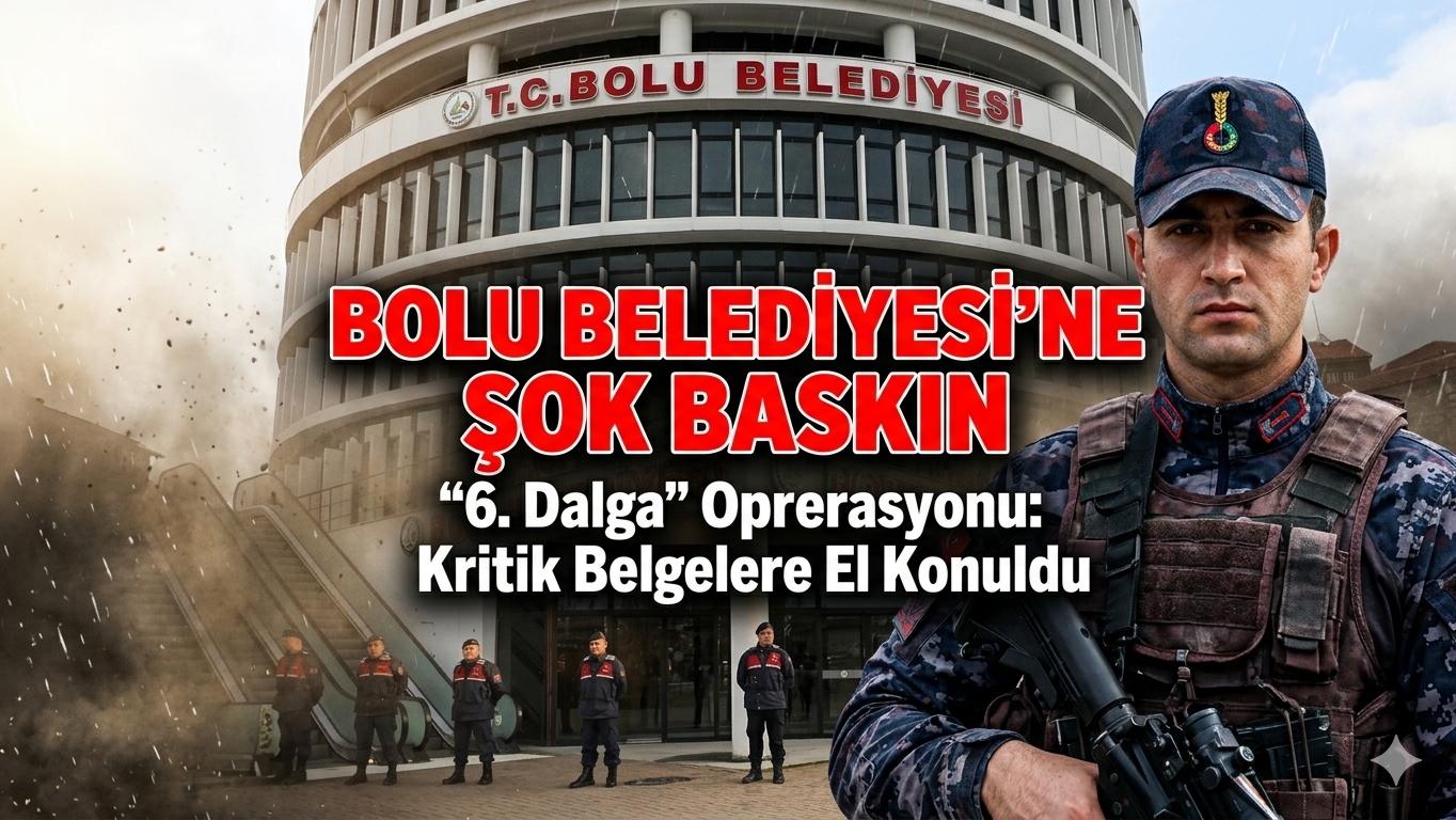 Bolu Belediyesi’nde “6. Dalga” Operasyonu