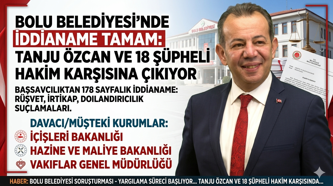 Tanju Özcan ve 18 Şüpheli Hakim Karşısına Çıkıyor
