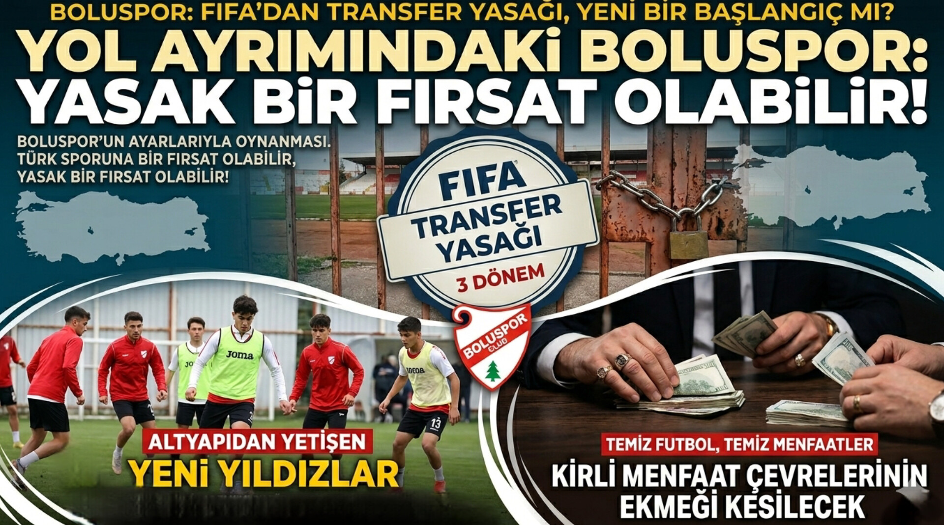 Boluspor İçin Yol Ayrımı: Yasak Bir Engel mi, Yoksa Yeni Bir Başlangıç mı?