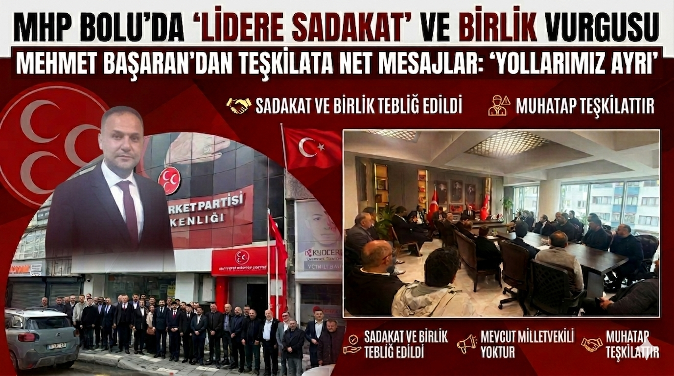 Mehmet Başaran; "Lidere Sadakati Olmayanlarla Yollarımız Ayrı"