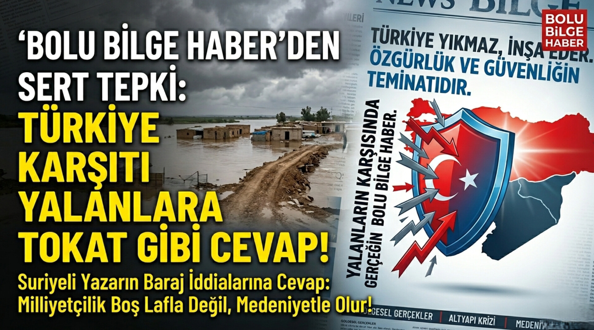 Bolu Bilge Haber’den Suriyeli Yazara Tokat Gibi Cevap: "Türkiye Olmasa Suriye Bölge Güçlerine Yem Olurdu!"