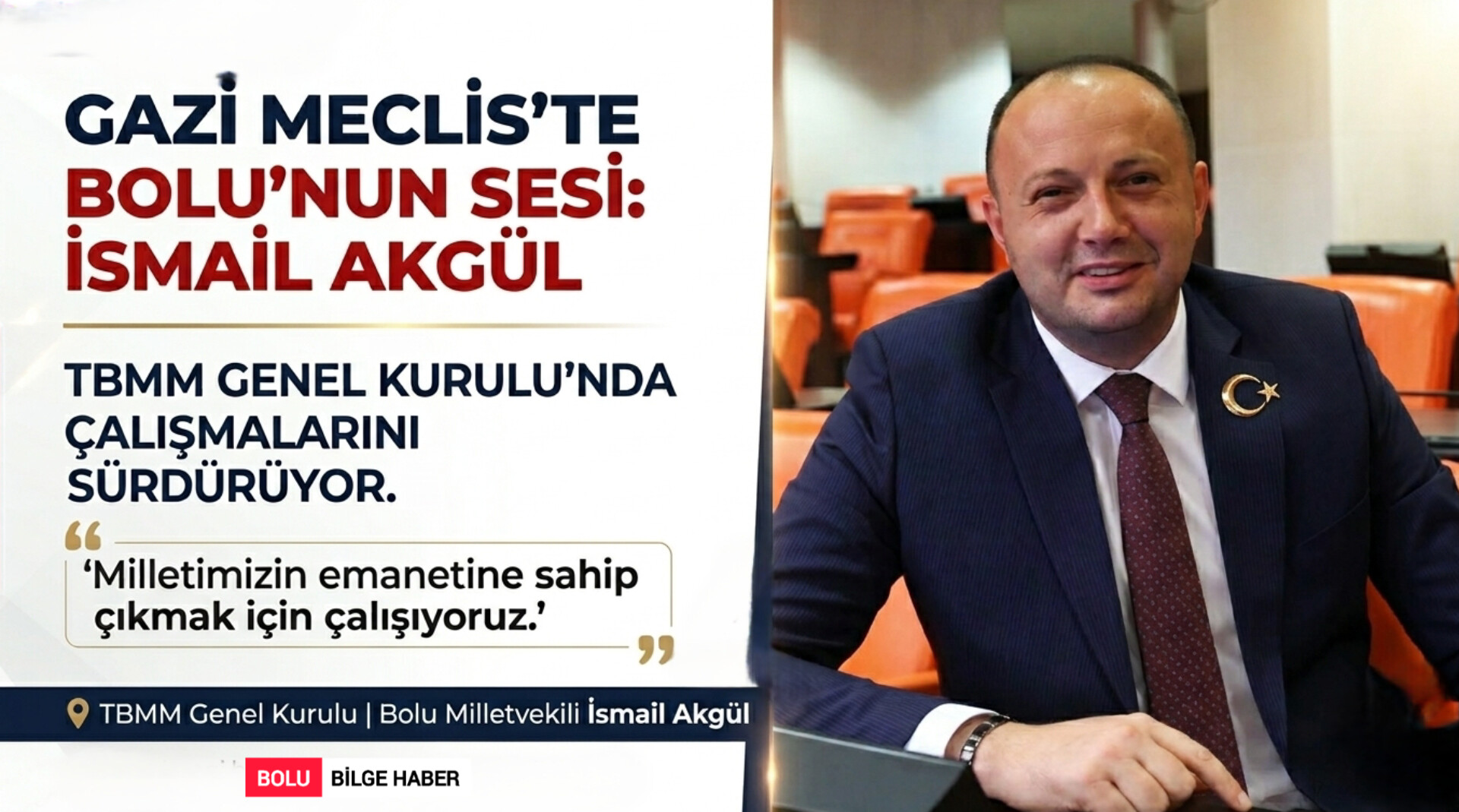 "BOLU’MUZUN SESİ OLMAYA DEVAM EDİYORUZ"