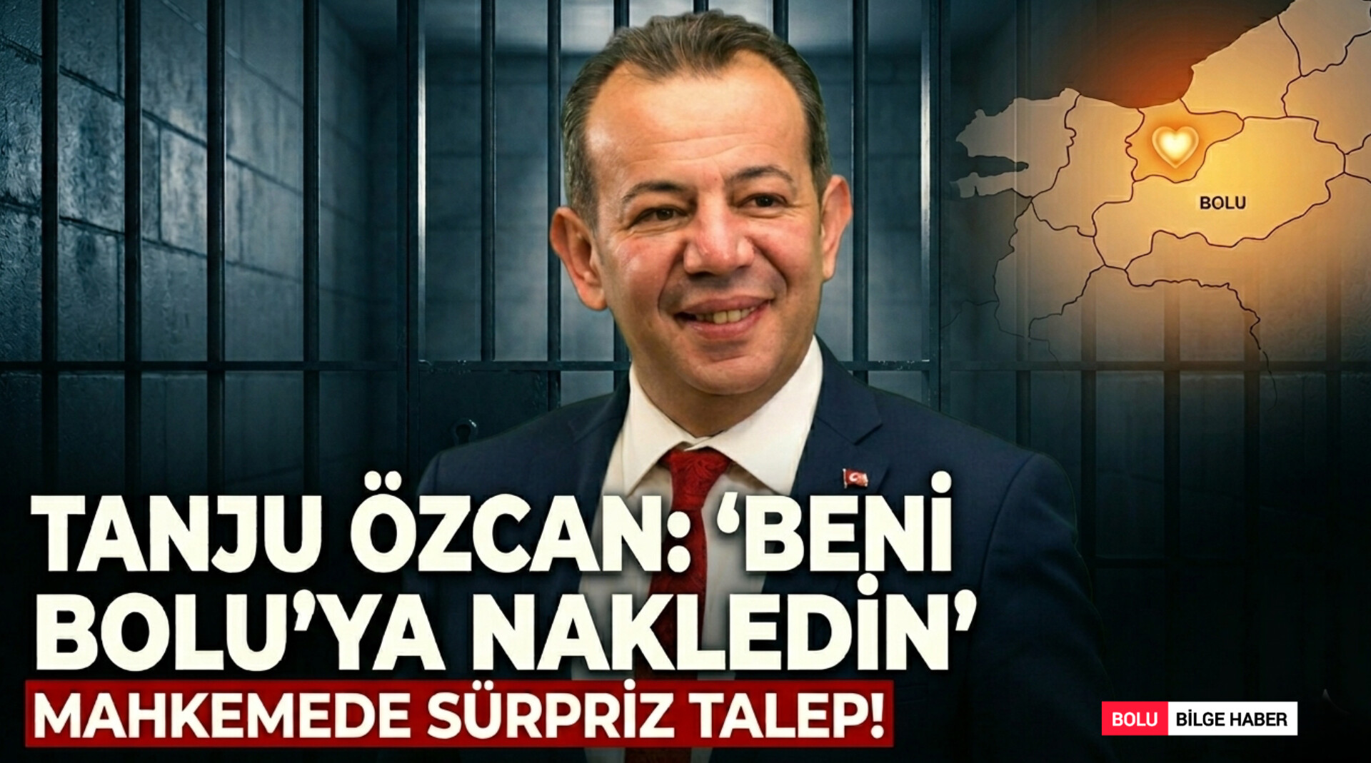 Tutuklu Bolu Belediye Başkanı Tanju Özcan, Bolu’ya Naklini Talep Etti