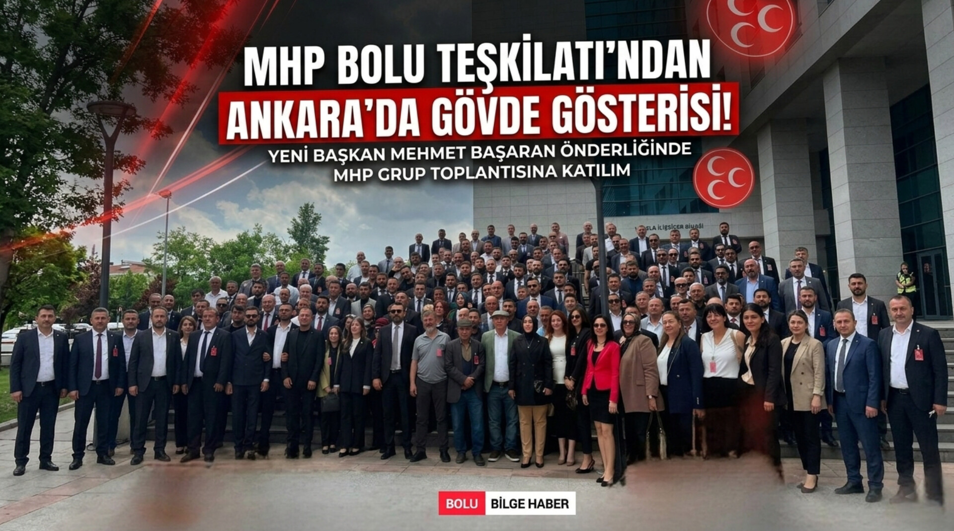 MHP BOLU TEŞKİLATI’NDAN ANKARA’DA GÖVDE GÖSTERİSİ