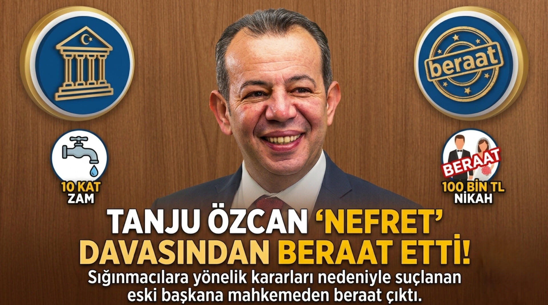 Tanju Özcan “Nefret ve Ayrımcılık” Davasından Beraat Etti