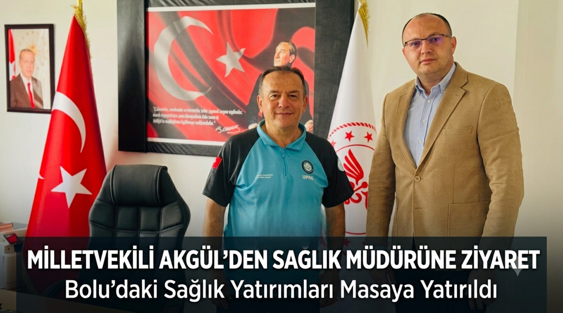 Milletvekili İsmail Akgül’den İl Sağlık Müdürü Abdullah Danışman’a Ziyaret