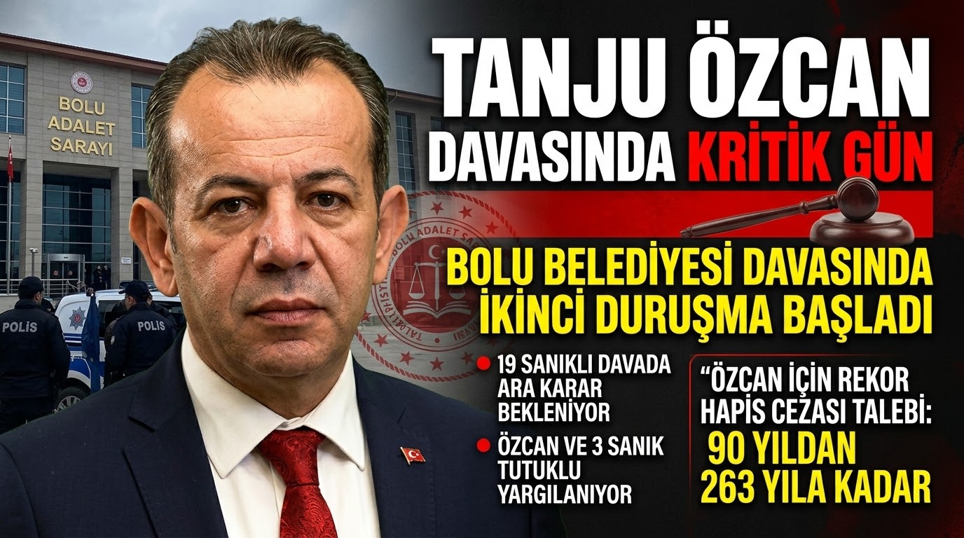 Bolu Belediye Başkanı Tanju Özcan’ın da Aralarında Bulunduğu 19 Sanıklı Davada İkinci Duruşma Başladı