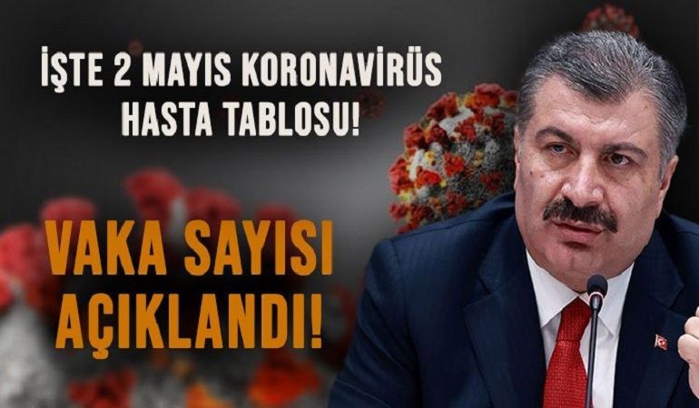 2 Mayıs koronavirüs tablosu açıklandı!