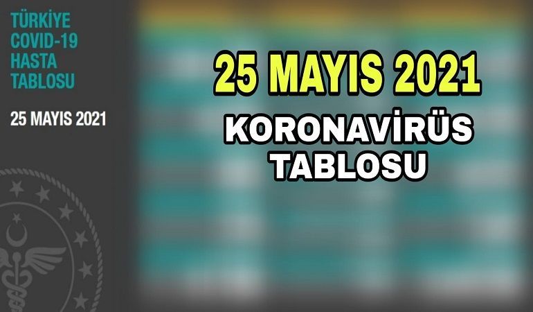 25 Mayıs koronavirüs tablosunda son durum