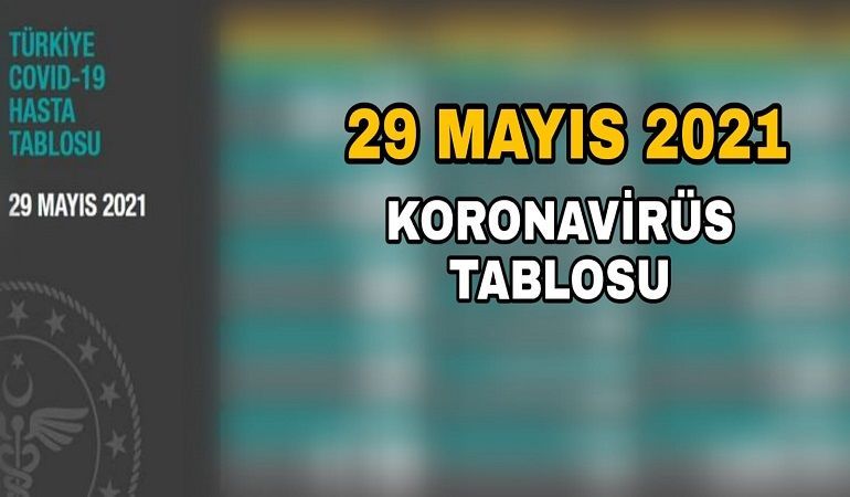 29 Mayıs koronavirüs tablosu açıklandı!