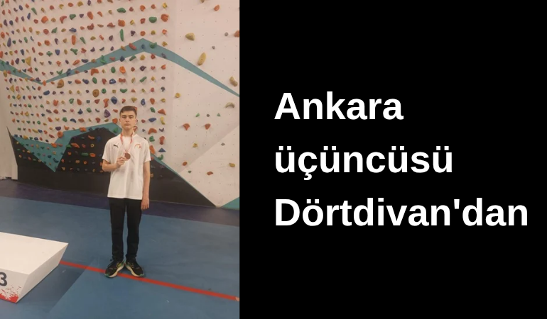 Ankara üçüncüsü Dörtdivan'dan