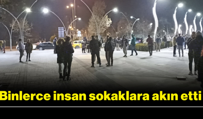 Binlerce insan sokaklara akın etti