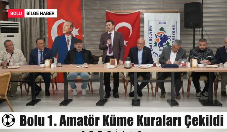 Bolu 1. Amatör Küme'de Yeni Sezon Heyecanı Başlıyor: Kuralar Çekildi