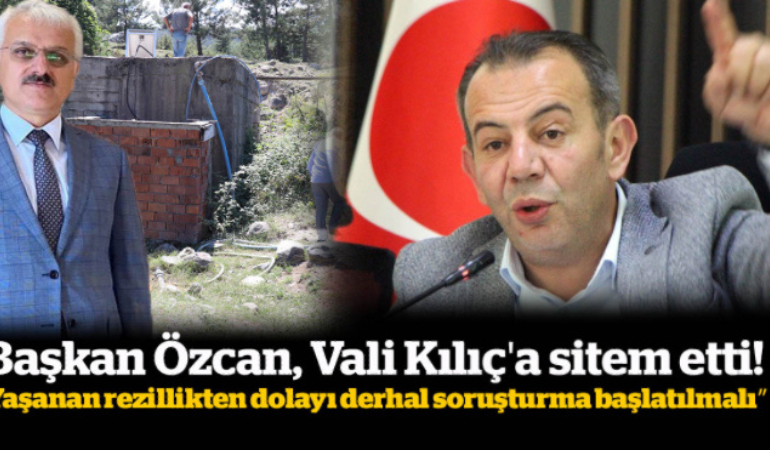 Bolu Belediye Başkanı Tanju Özcan Bolu Valisi Erkan Kılıç’a sitem etti!