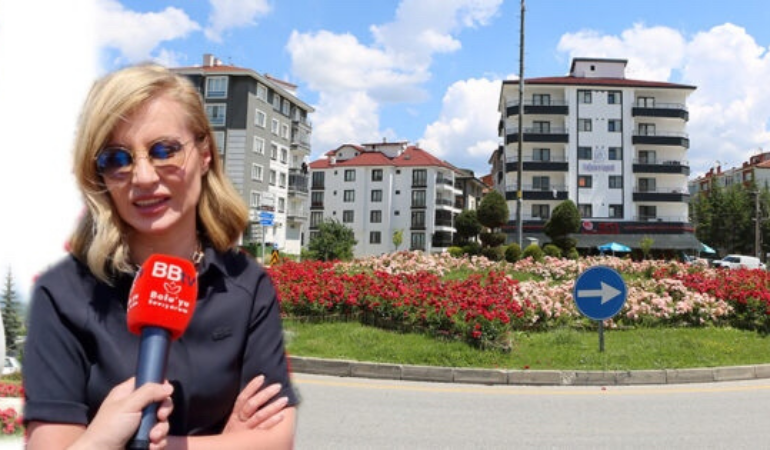 Bolu Belediyesi şehri güller ve lavantalarla donattı