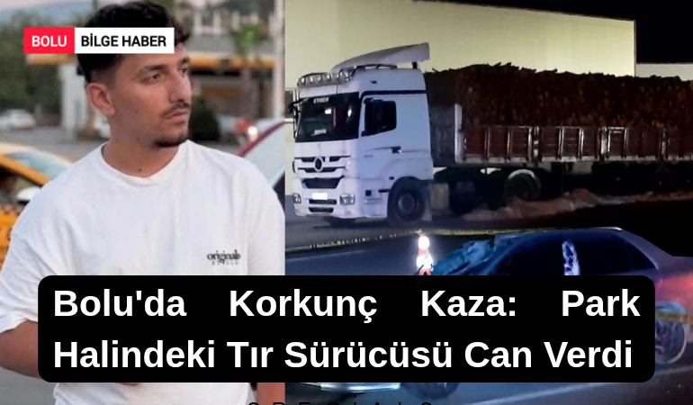Bolu'da Korkunç Kaza: Park Halindeki Tır Sürücüsü Can Verdi