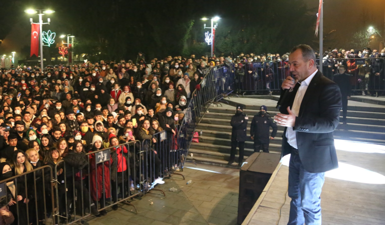 Bolu yeni yıl coşkusunu birlikte yaşadı