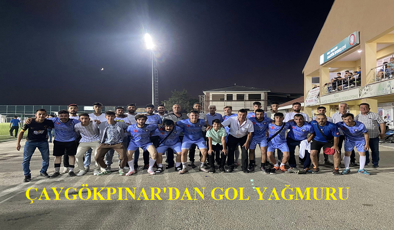 Çaygökpınar'dan gol yağmuru