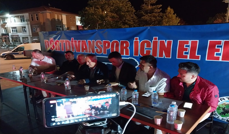 Dörtdivan'da tarihi gece; 3 buçuk saatte 6 yüz 23 bin TL bağış toplandı