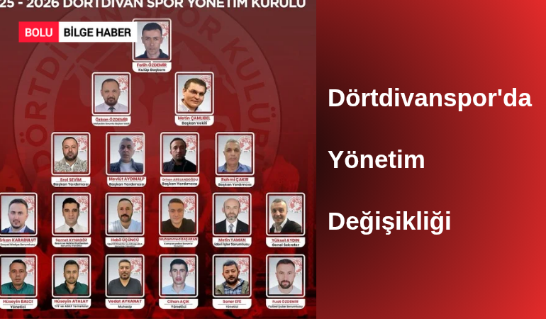 Dörtdivanspor'da Yönetim Değişikliği