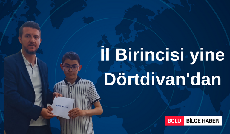 İl Birincisi yine Dörtdivan'dan