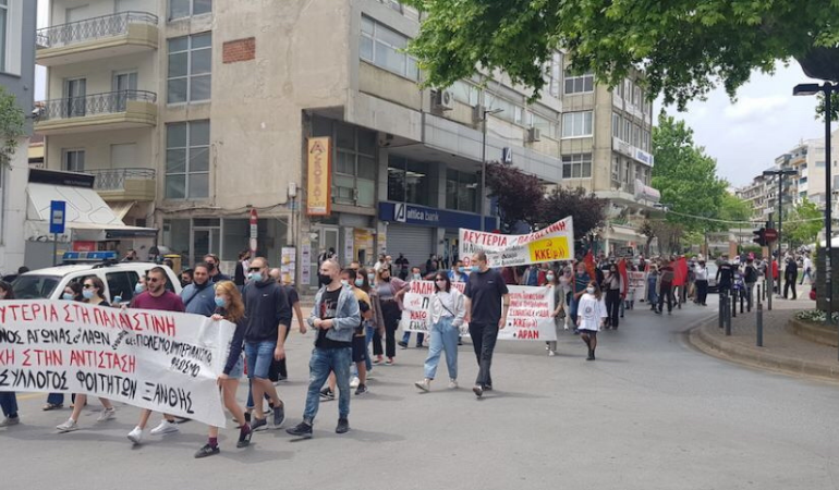 İsrail'in Mescid-i Aksa ve Gazze'ye yönelik saldırıları Atina ve İskeçe'de protesto edildi