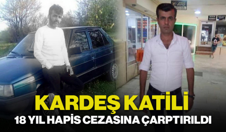 Kardeş katili 18 yıl hapis cezasına çarptırıldı