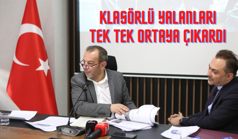 Klasörlü yalanları tek tek ortaya çıkardı