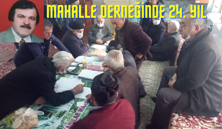 Mahalle derneğinde 24. yıl