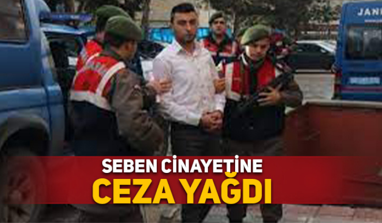 Seben cinayetinde ceza yağdı