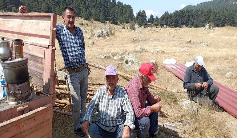 Seben'de yayla evi gerginliği