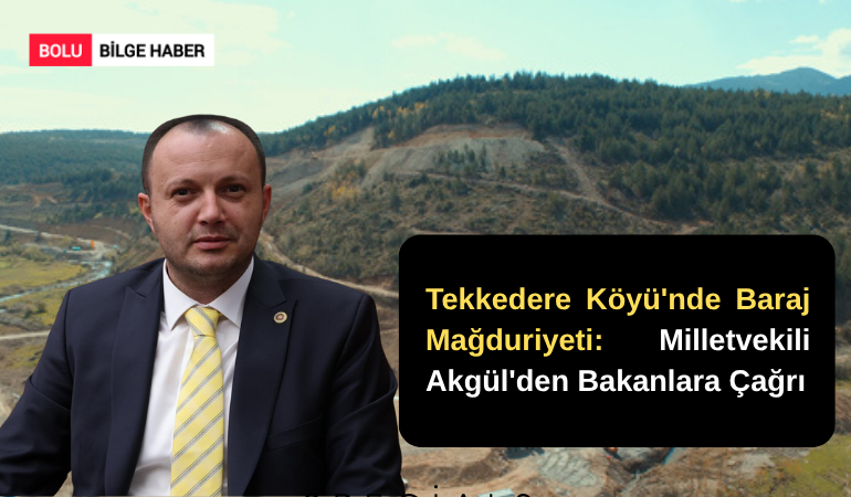 Tekkedere Köyü'nde Baraj Mağduriyeti: Milletvekili Akgül'den Bakanlara Çağrı