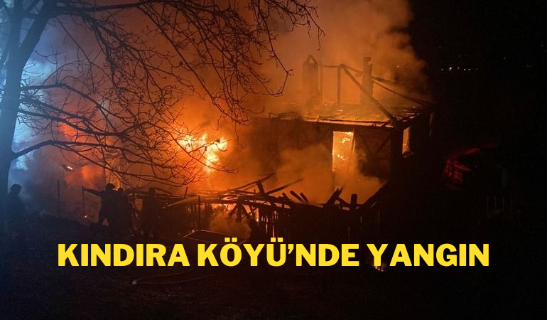 Kındıra Köyü'nde yangın