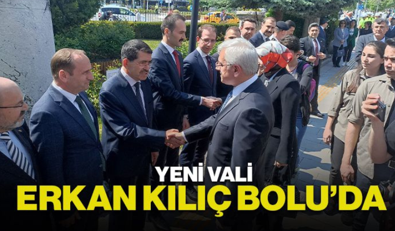 Yeni vali törenle karşılandı